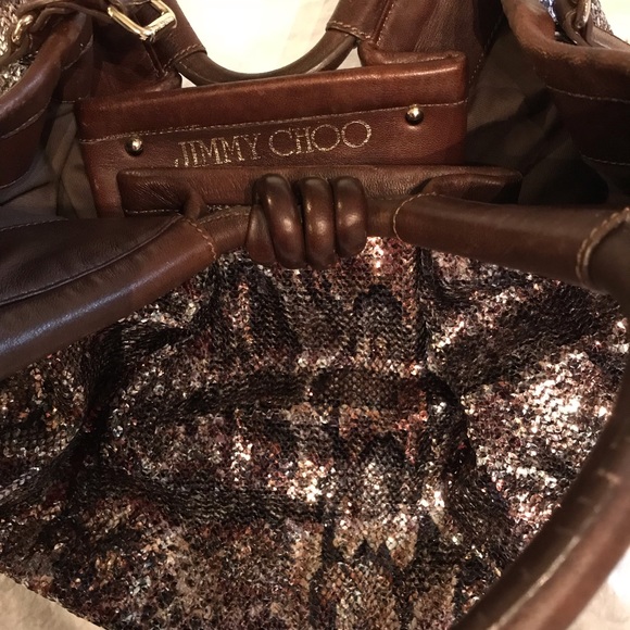Jimmy Choo Diego Multicolor Python Print Purse - Picture 6 of 8